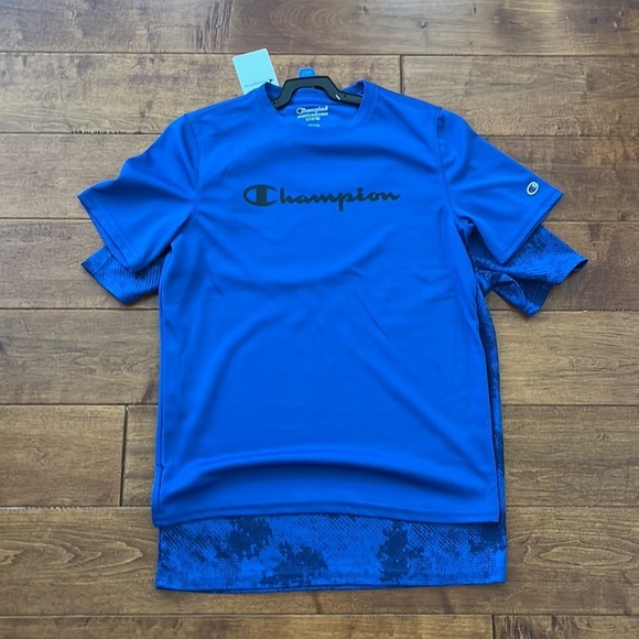 Champion 2 blue shirts Size:L boys - Picture 14 of 16